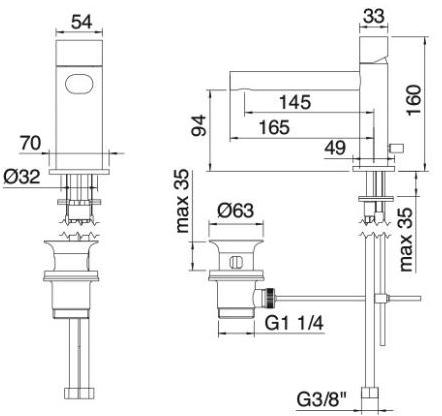 Rubinetterie Treemme Pao  6110-6110_cl  - Вид №2