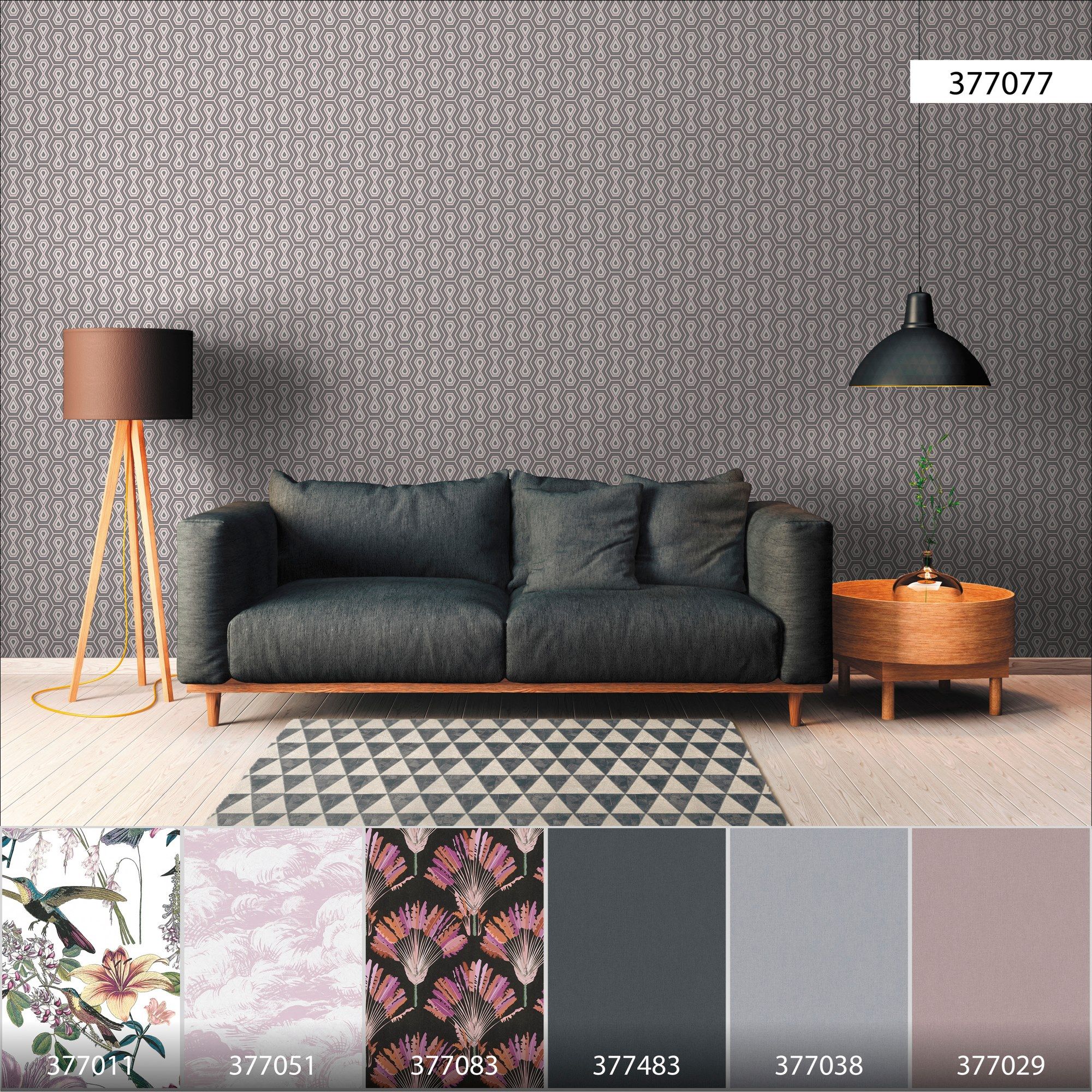 Нетканые моющиеся геометрические обои Architects Paper Jungle Chic ARCH-00113791 - Вид №41