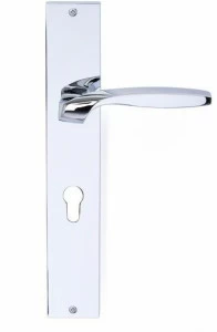 Pasini Ручка из латуни на пластине с накладкой Quadrata 3540