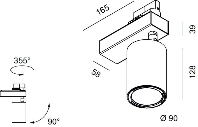 Lucifero's Светодиодное трековое освещение с диммером Pro in sun-id-1449591 - Вид №1