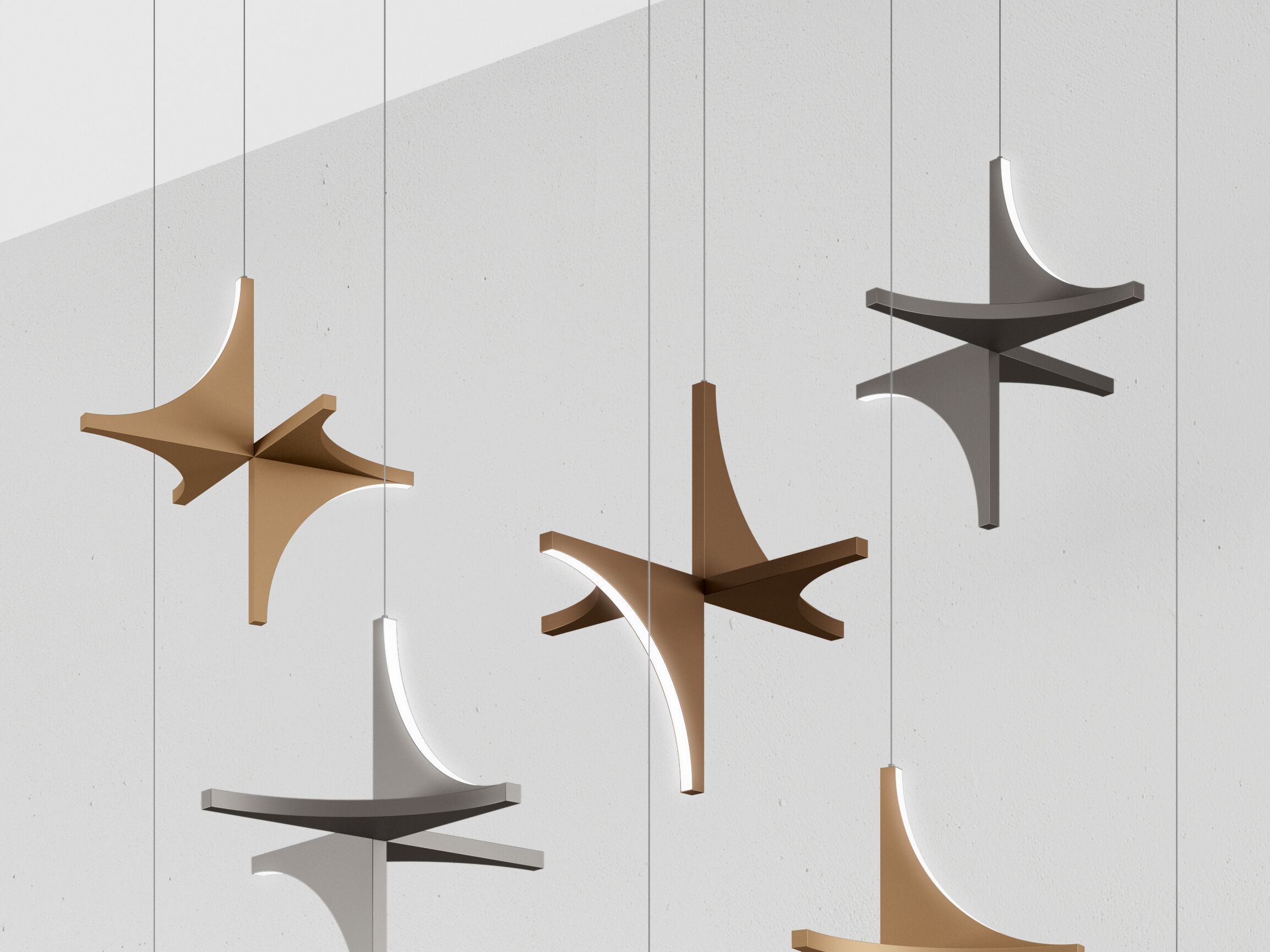 Алюминиевый светодиодный подвесной светильник с регулируемой яркостью Bizzotto Italia ARCH-00058530