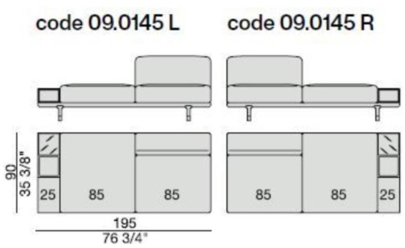 Porada Модульный тканевый диван с вещевым ящиком Eighteen sun-id-1365862 - Вид №17