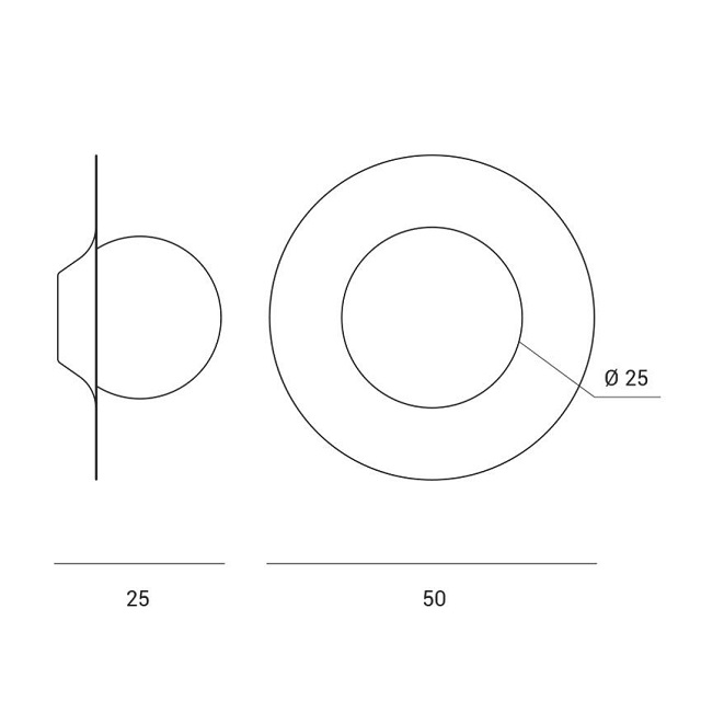 Miloox 1744.91 Настенный светильник с матовый латунный каркасом HAT. - Вид №2