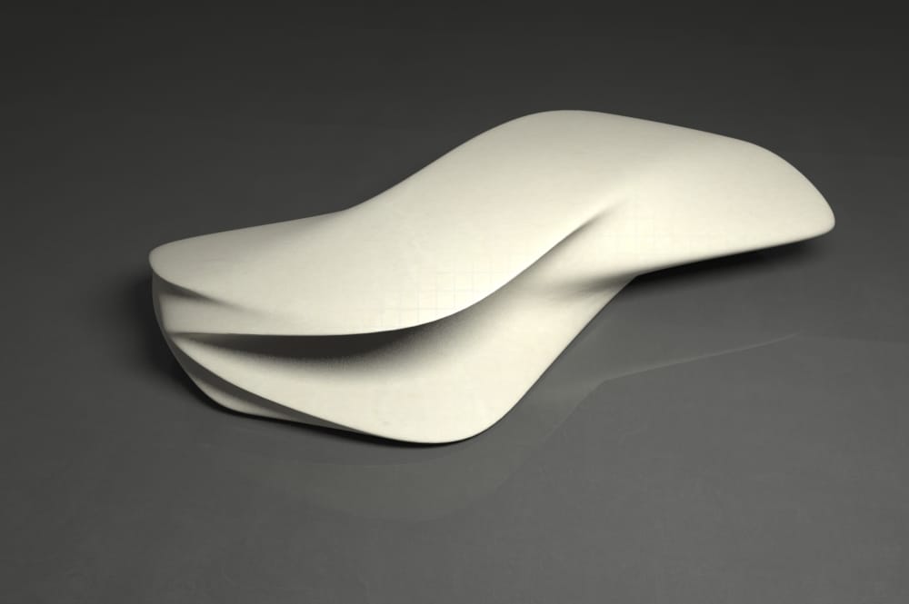 Реконструированная каменная изогнутая скамья без спинки Viscio Urban Design CURVED PULSE ARCH-00022303 - Вид №4