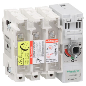 GS2MMB3 Рубильник с предохранителем GS 200А 3P, B1, B2 Schneider Electric TeSys