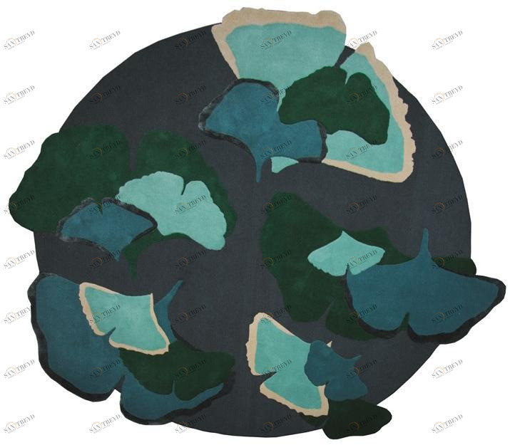 Toulemonde Bochart Круглый ковер ручной работы с цветочным рисунком The designers sun-id-1496129