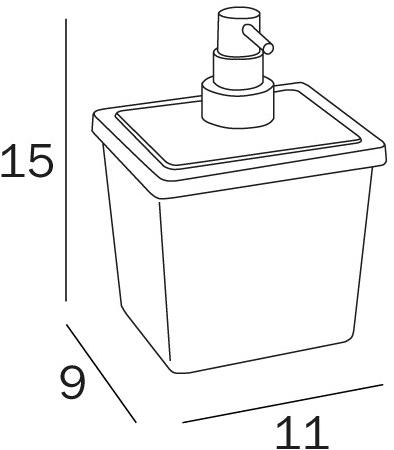 INDA® Дозатор мыла из стекла New europe R49120 - Вид №1