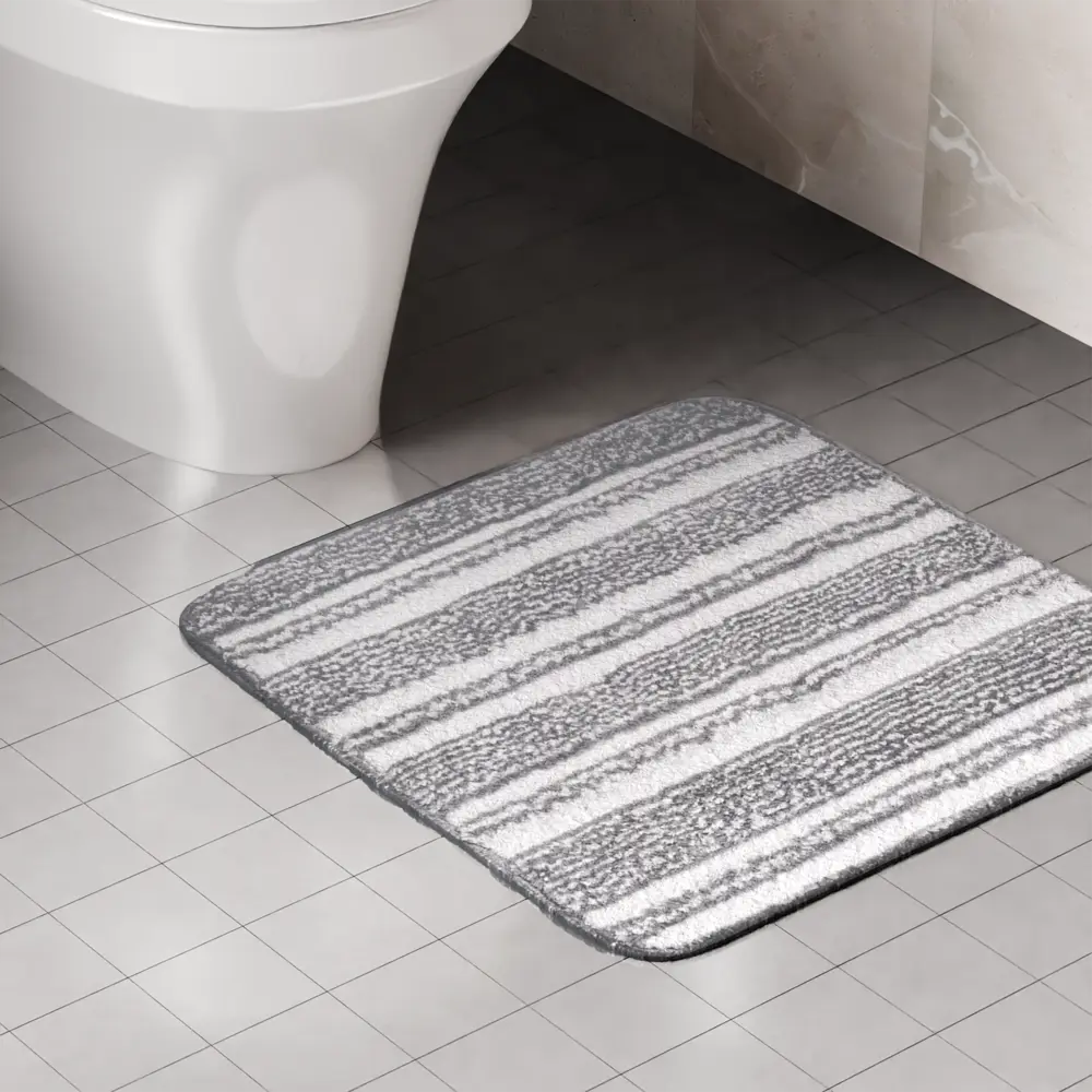 Коврик для туалета LEMER Tocantis — серый комфорт 50×50 см 89384890 STLM-1582171