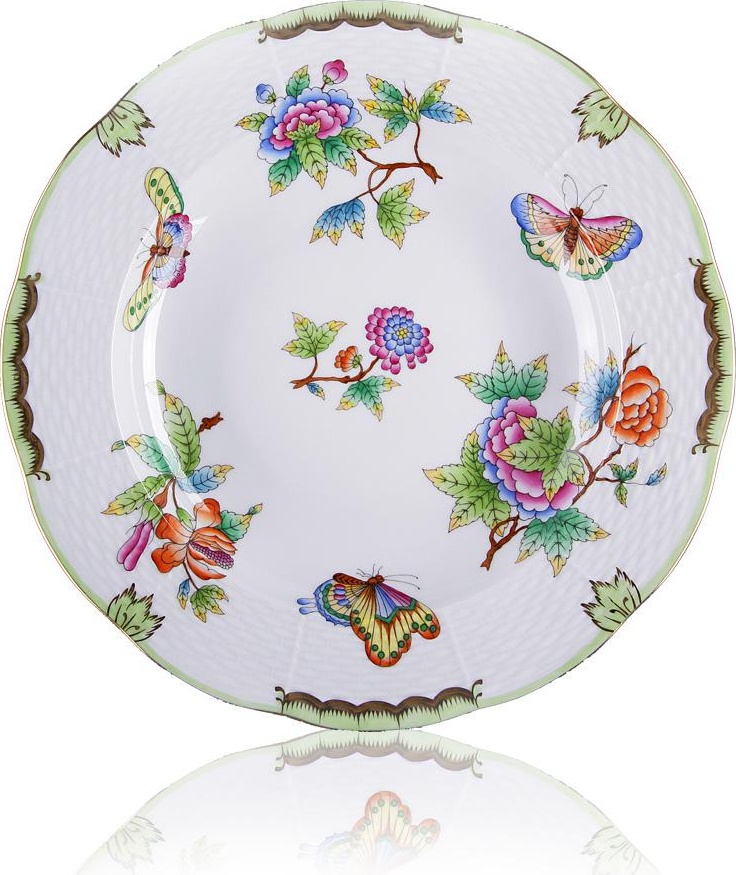 35426 Herend Тарелка суповая 24см "Виктория" Фарфор 