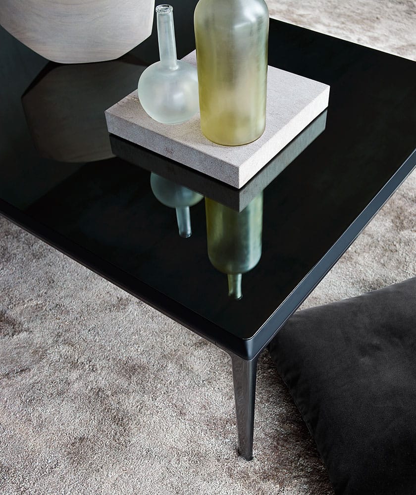 Прямоугольный стеклянный журнальный столик B&B Italia Michel ARCH-00140199 - Вид №1