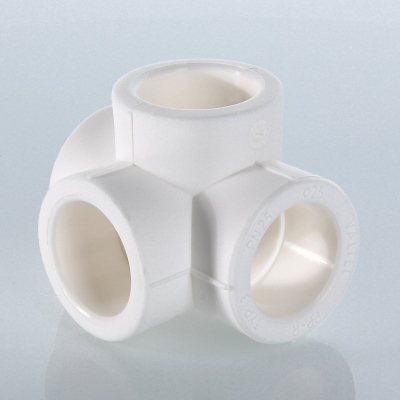 VTp.778.0.025 Фитинг полипропиленовый – крестовина двухплоскостная Valtec 25 мм  - Вид №9