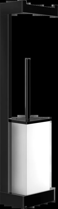 Держатель щетки-держатель рулона бумаги 20867 706 Gessi Inverso ЧЕРНЫЙ МЕТАЛЛ PVD