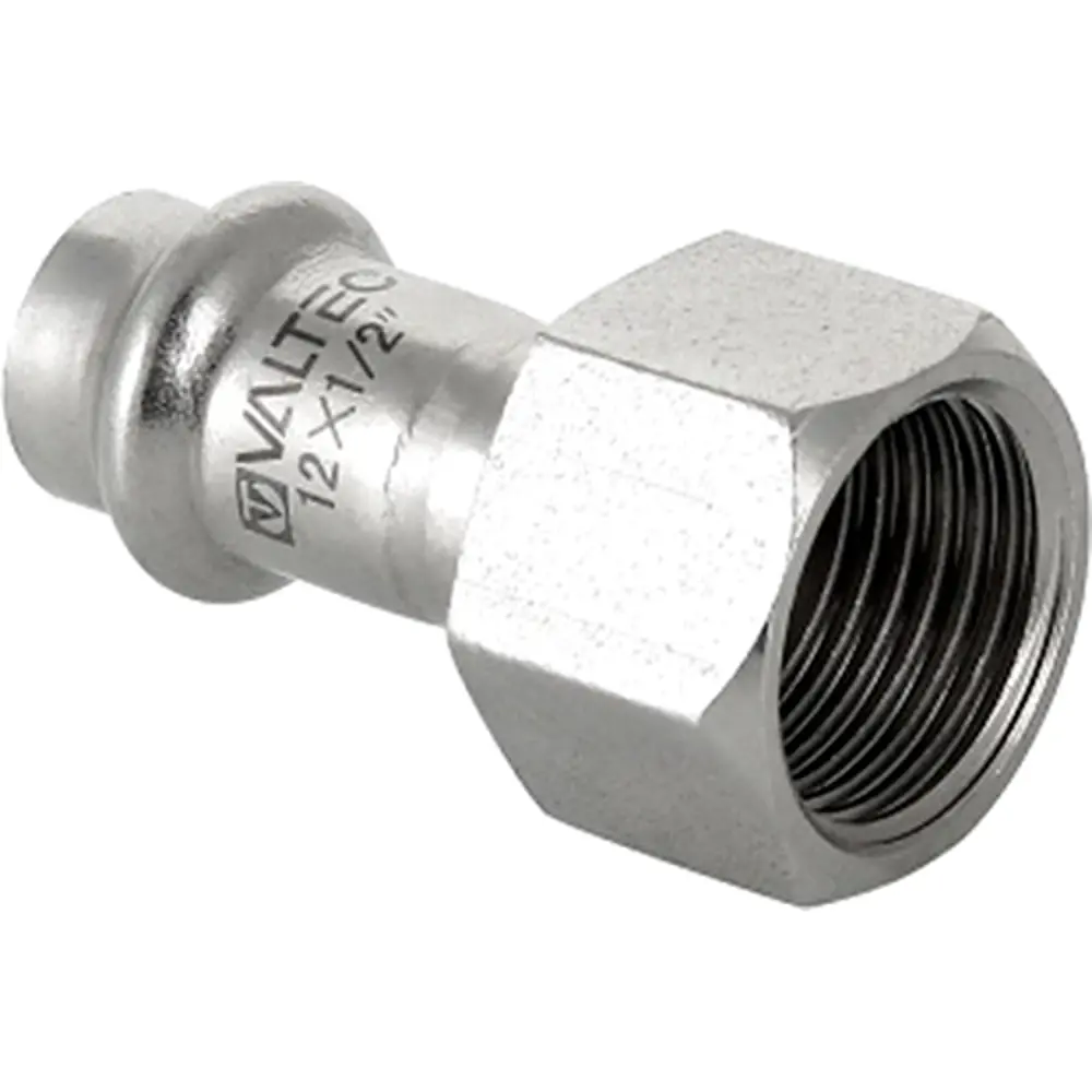 Переходник Valtec 3/4"x28 мм ВР нержавеющая сталь 82491564 STLM-2046827 