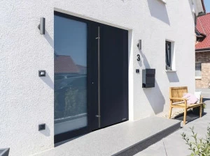 HÖRMANN ITALIA Входная дверь из нержавеющей стали заподлицо со стеной Thermo