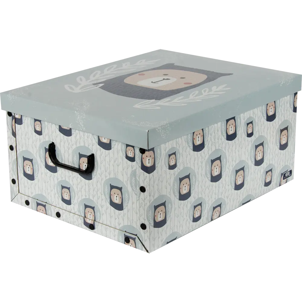 Коробка Медведи 39x50x24 см 46.8 л картон цвет синий 82429016 STLM-2044812 DOMO PAK  - Вид №1