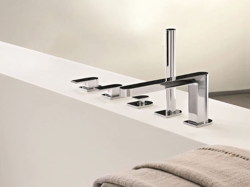 Набор для ванны с 5 отверстиями и ручным душем Fantini Rubinetti море ARCH-00100605