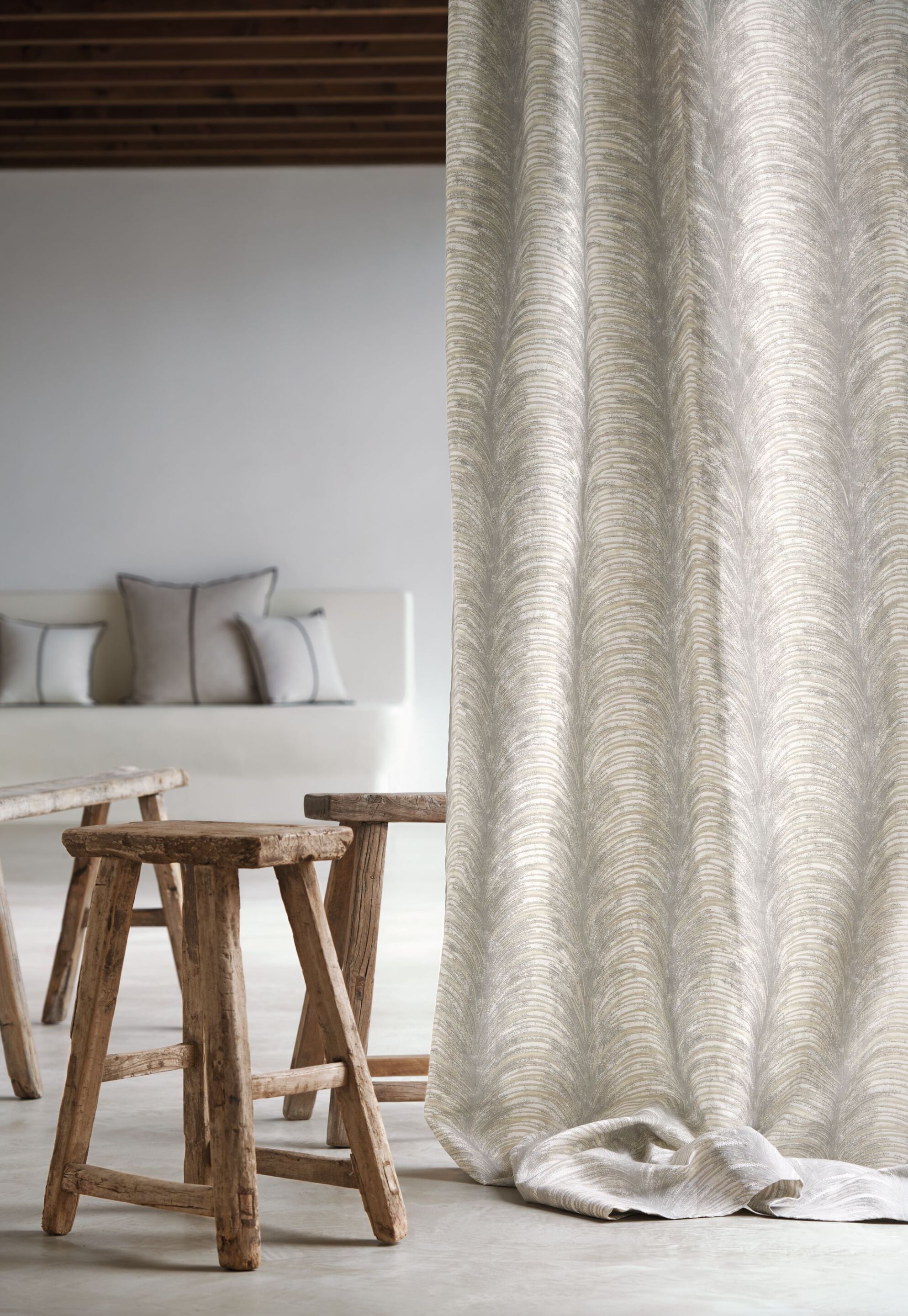 Атласная ткань для штор Casamance Salonga ARCH-00145788 - Вид №1