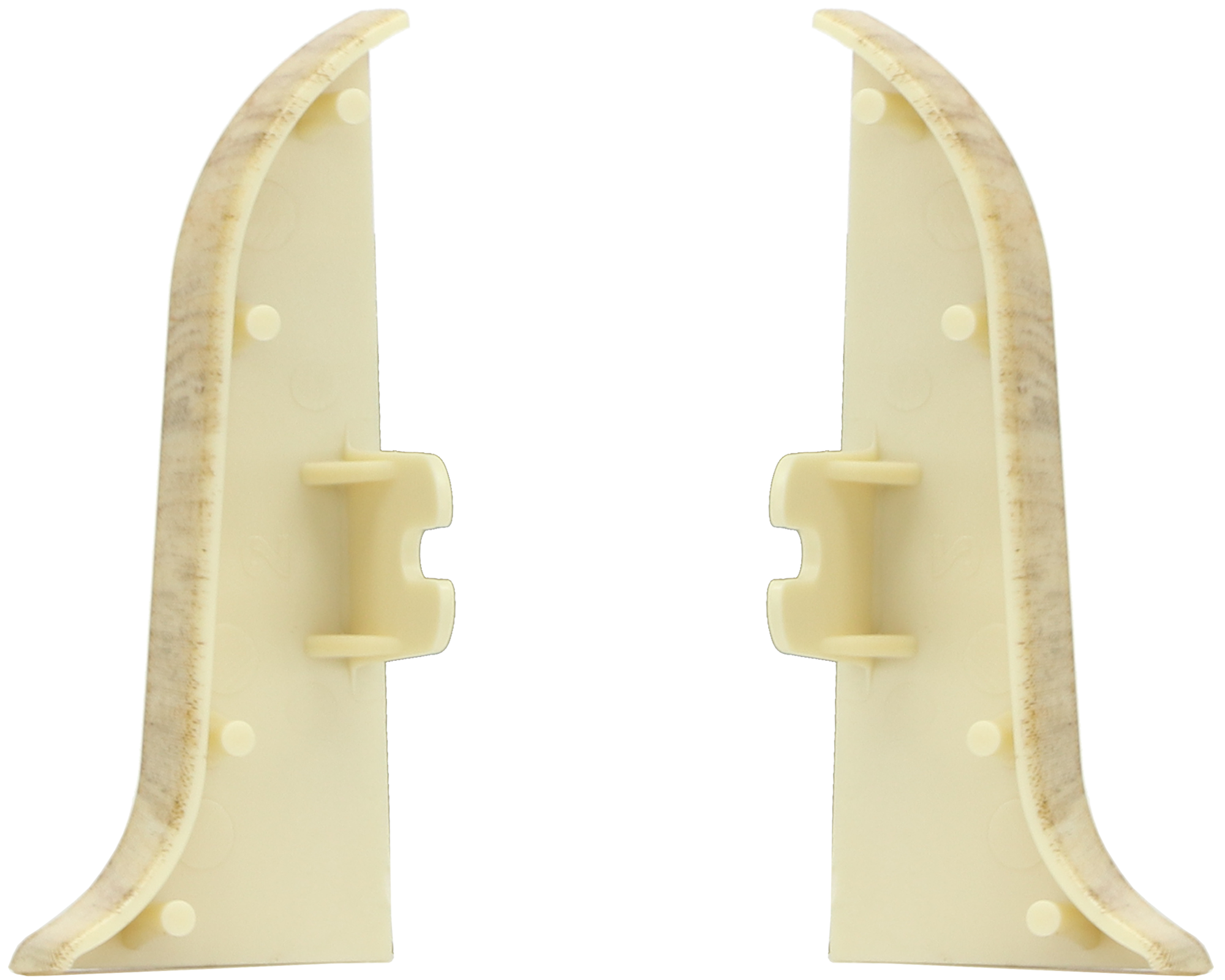 83411531 Заглушка левая и правая Дуб беленый 55 мм 2 шт. STLM-0041122 ARTENS  - Вид №1