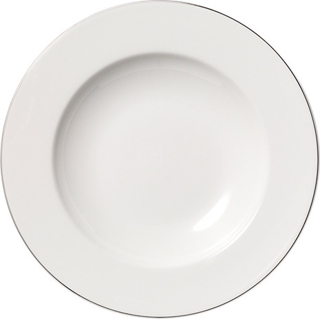 10593814 Dibbern Тарелка суповая Dibbern "Платиновая линия" 25см Фарфор костяной 