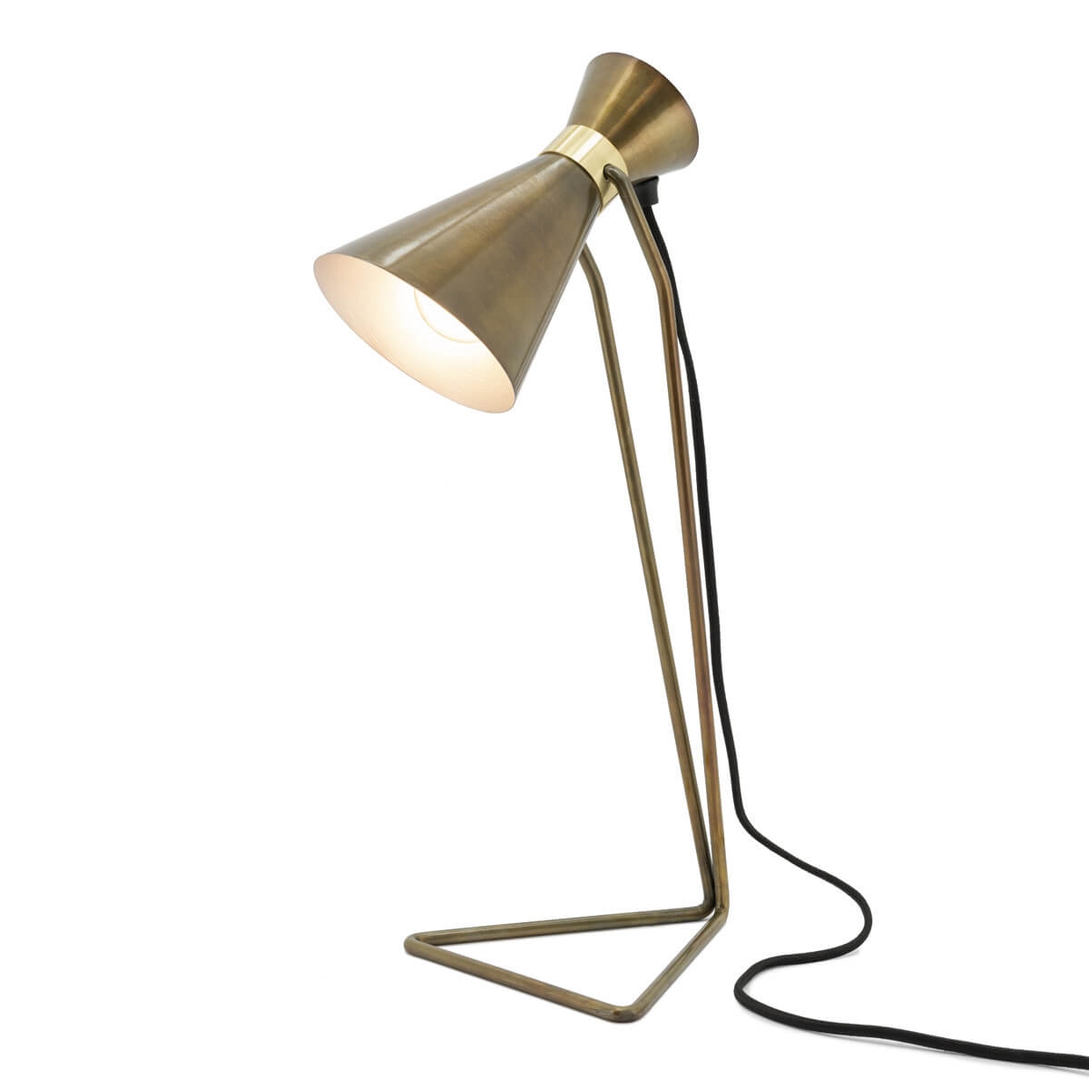 500292-A2 ABHIKA СЧИТЫВАНИЕ НАСТОЛЬНОЙ ЛАМПЫ ZINC/GOLD 