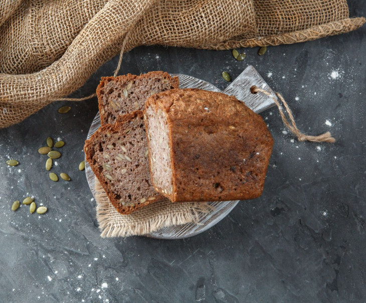 3959 Хлеб "Зеленая гречка - семена тыквы" Вкусляндия 