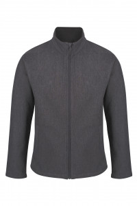 5042044 Куртка РЕГАТТА ПРОФЕШИОНАЛ ЛАЙМСТОУН софтшел серо-черная  Демисезонная одежда размер XXL (58-60)