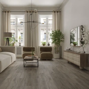 SPC плитка Natisston Дуб Ферро класс 43 толщина 4 мм 2.232 89453148 STLM-2185828