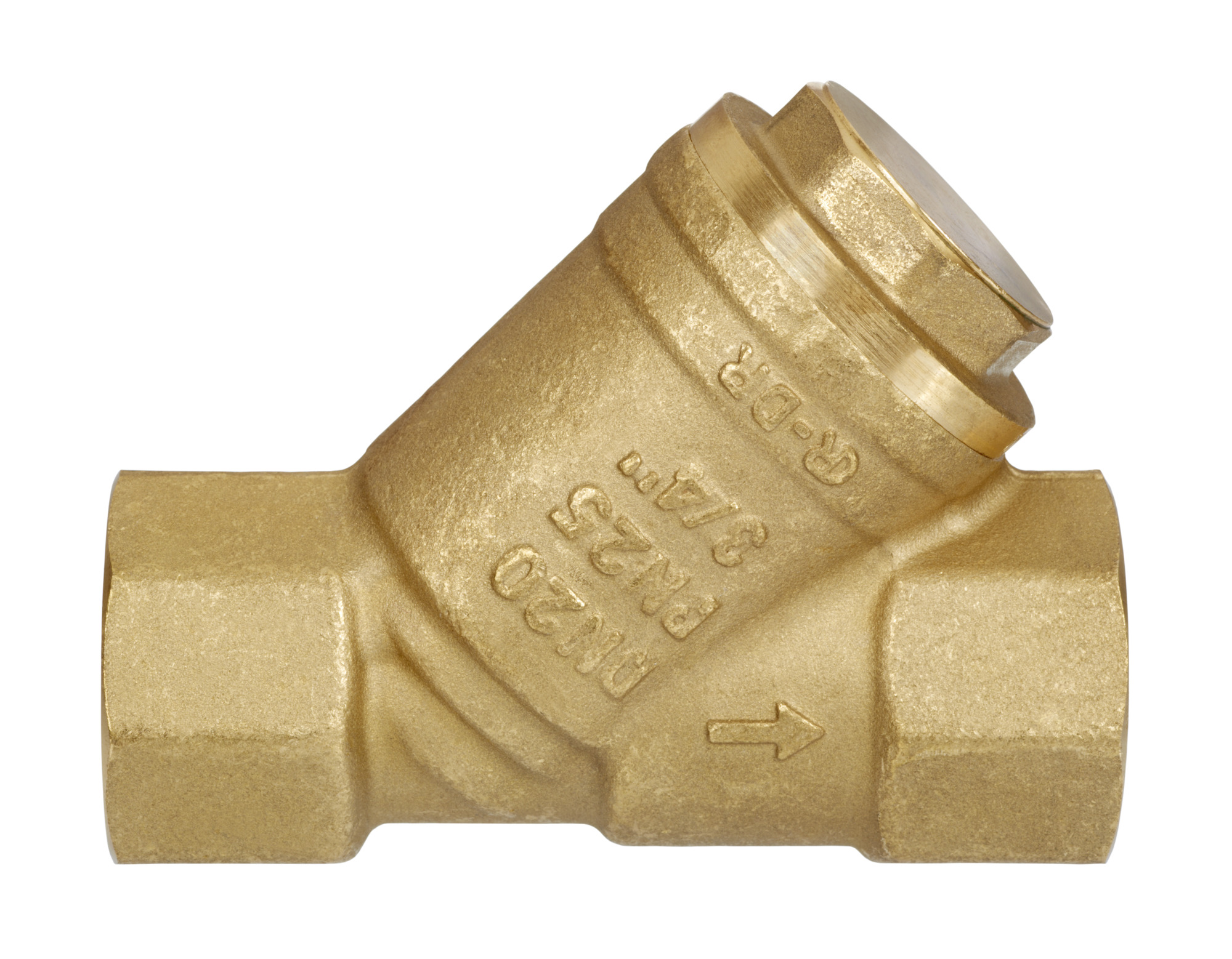 Danfoss Латунный сетчатый фильтр FVR FVR Фильтр сетчатый Ду32 Ру25 065B8238  - Вид №2