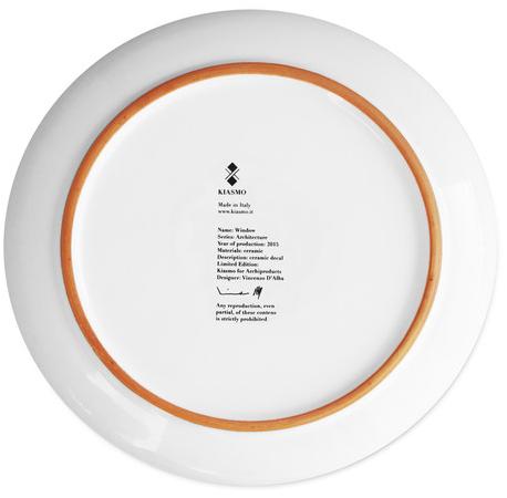 Kiasmo Керамическая тарелка Architecture 2015kddarcw - Вид №2