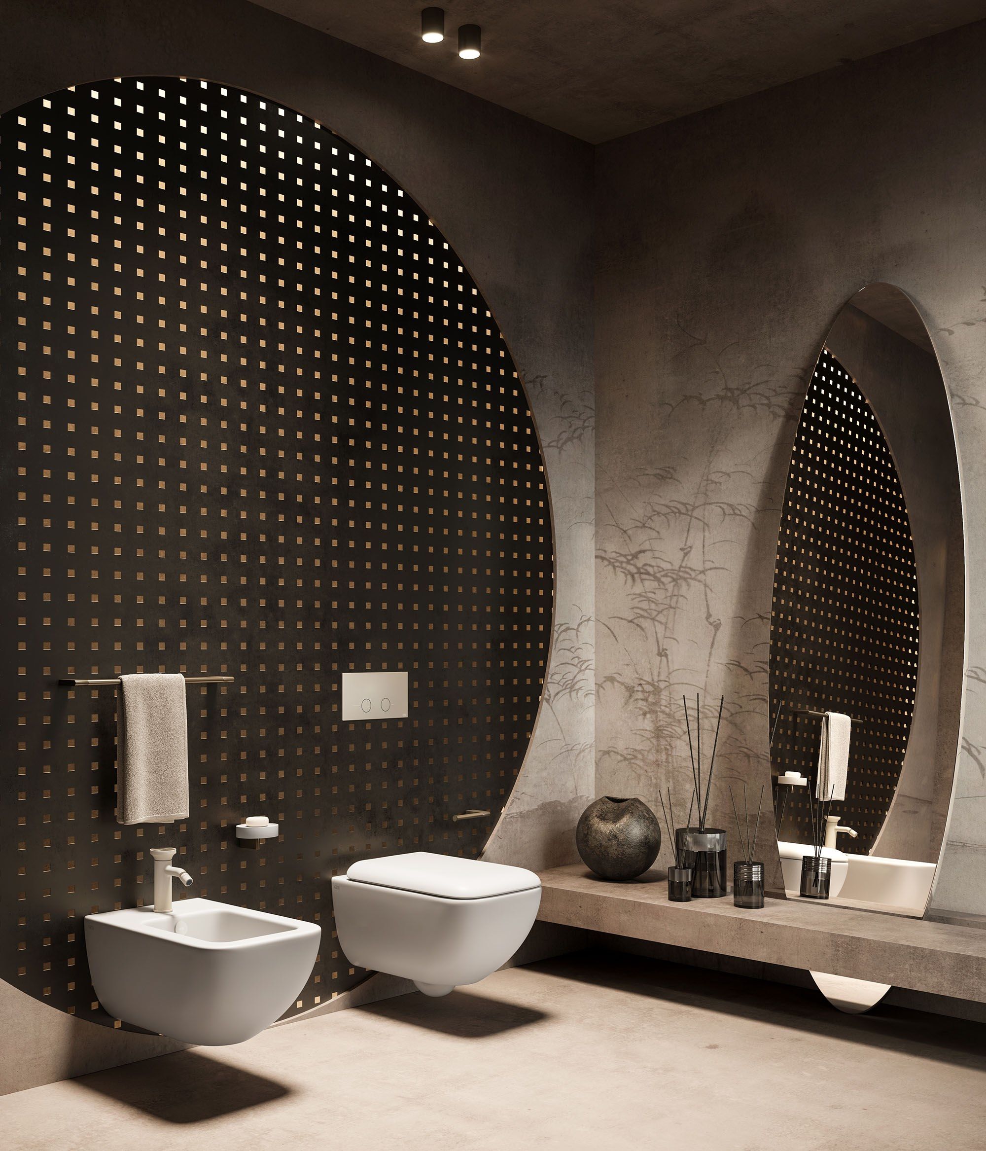 Металлический держатель для полотенец Gessi происхождение ARCH-00083278 - Вид №7