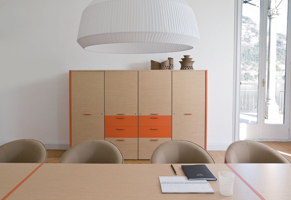 Деревянный прямоугольный стол для совещаний i 4 Mariani ARCH-00112625 - Вид №5