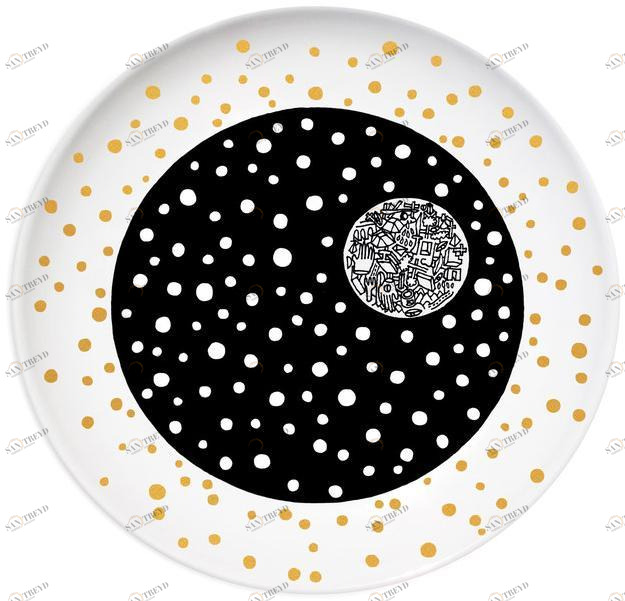 Kiasmo Керамическая тарелка Paradise 2015kddpara