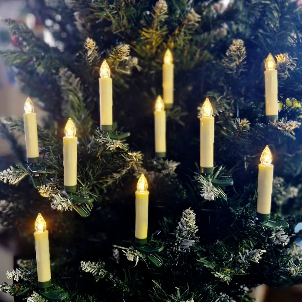 89378384 Набор свечей для дома 10 светодиодов 4.2 см белый 10 шт. STLM-1500189 Santreyd 