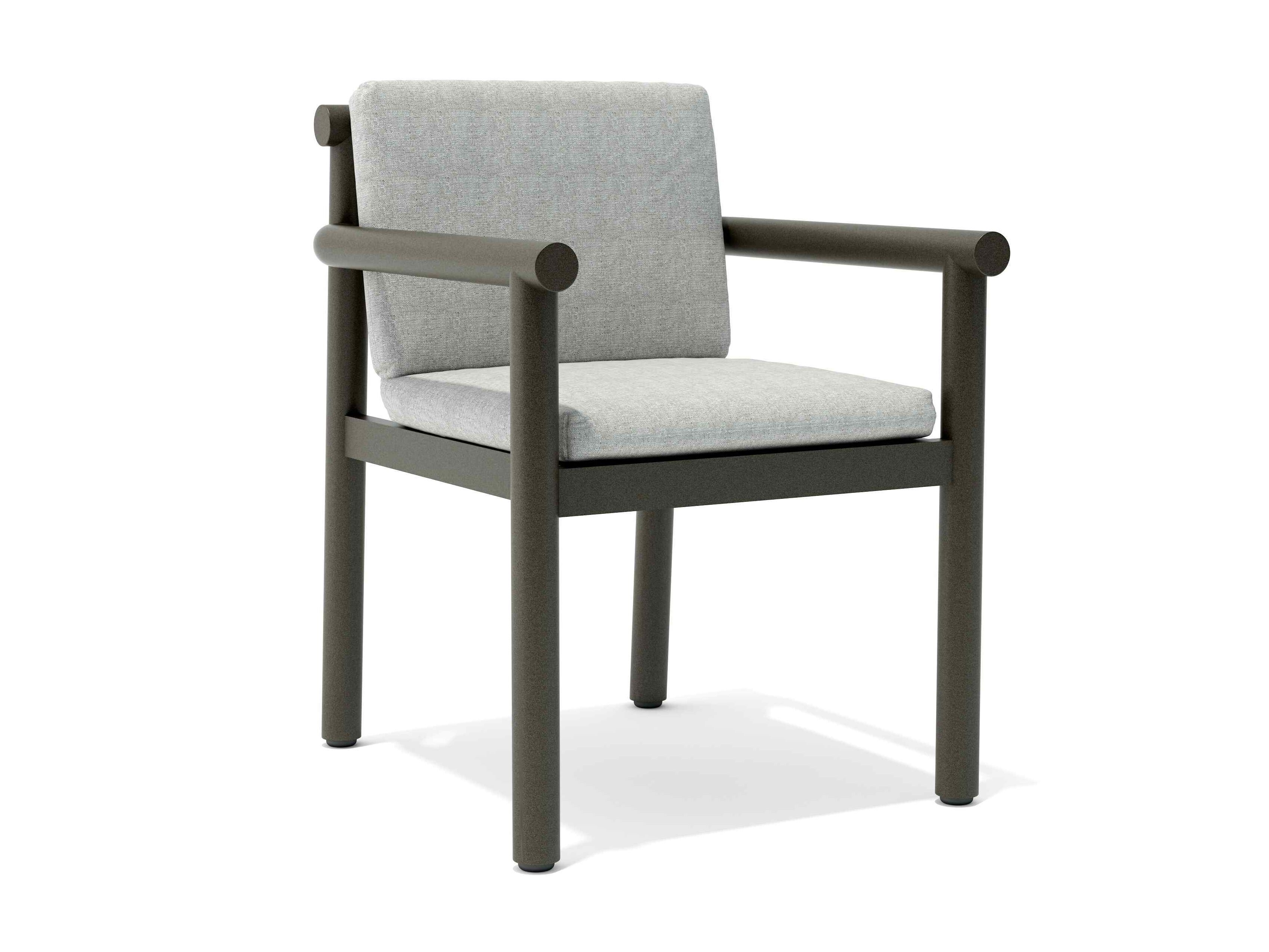 Алюминиевый стул с порошковым покрытием с подлокотниками Walters Сорренто ARCH-00066146