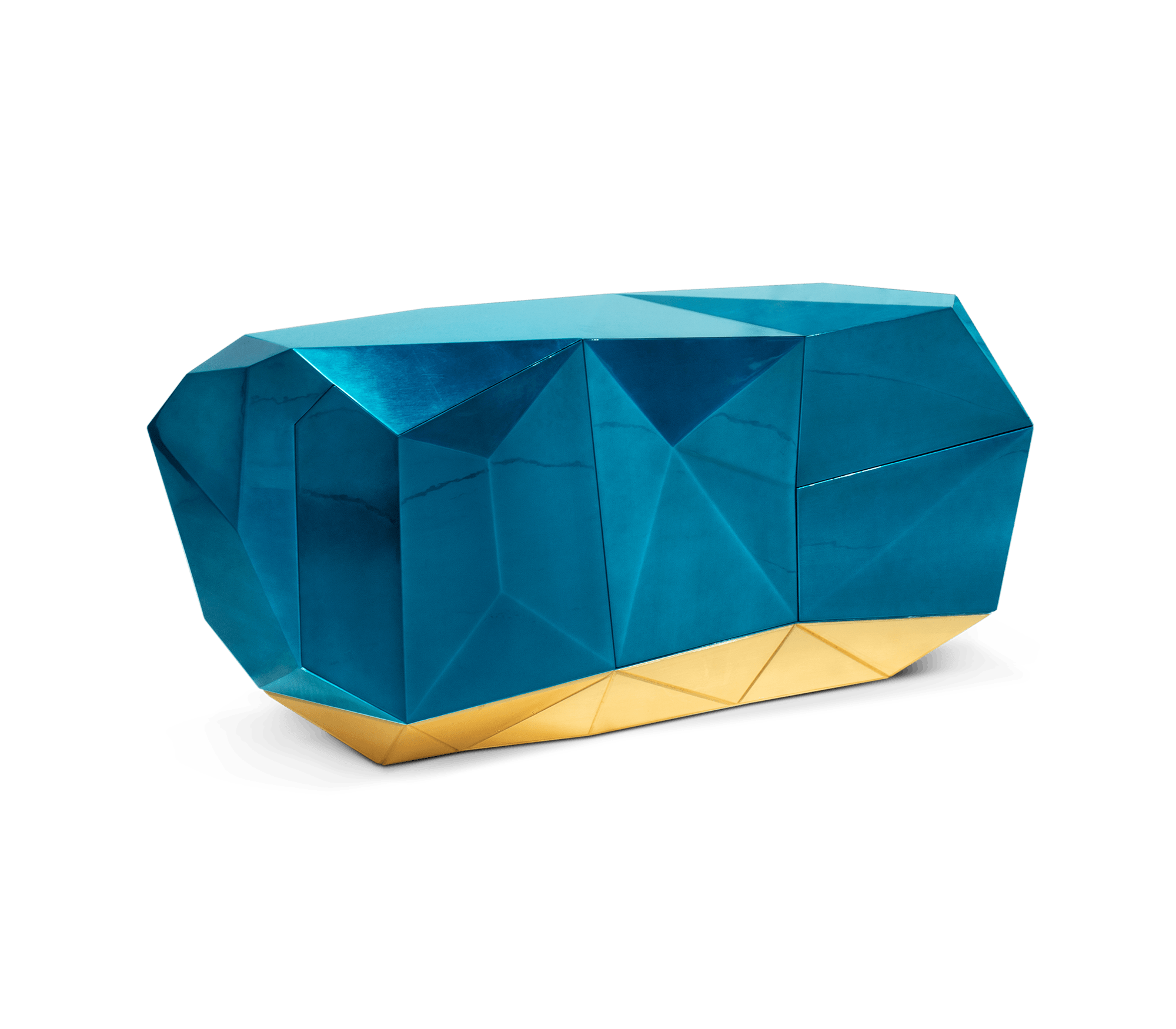 0-045 Сервант бриллиантово-синего цвета Boca Do Lobo  - Вид №3