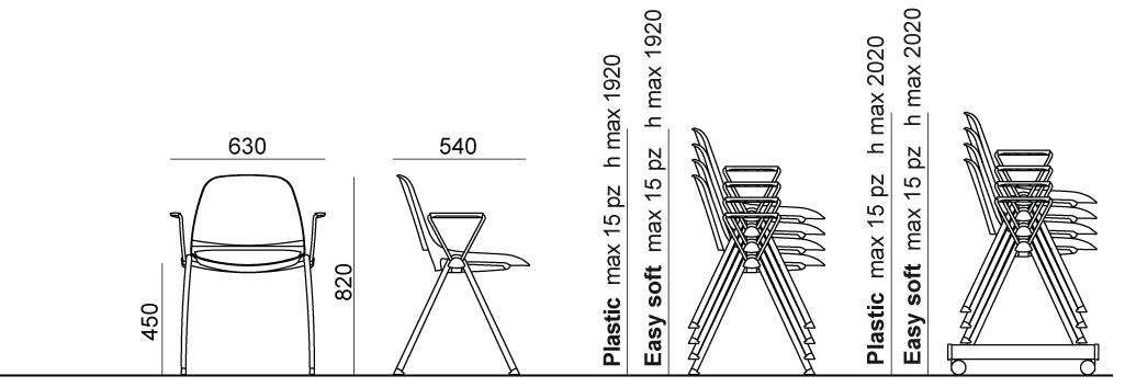 Diemmebi Стул складной с подлокотниками Eclipse sun-id-1412576 - Вид №1