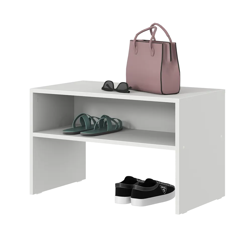 Полка для обуви 70x43.9x39.4 см ЛДСП цвет белый Santreyd STLM-2084770 - Вид №5