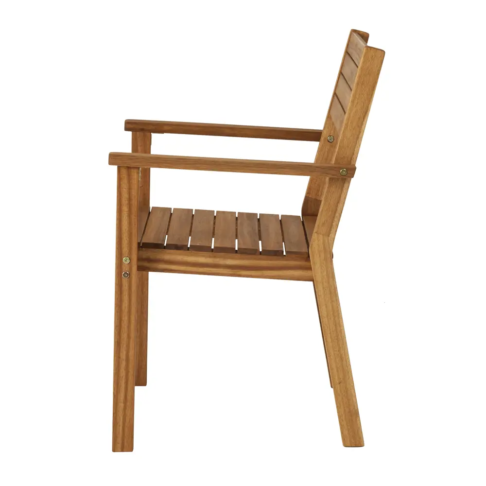 Кресло «Porto» штабелируемое, дерево (акация) NATERIAL STLM-2028572 - Вид №1