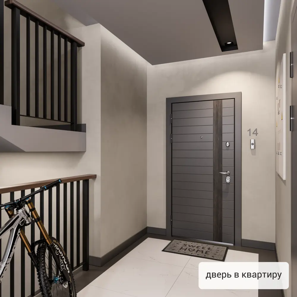 Дверь входная металлическая Фолд райс 950 мм правая TOREX STLM-2029318 - Вид №17