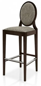 JMS Стул из ткани с подставкой для ног Monolisa M 454