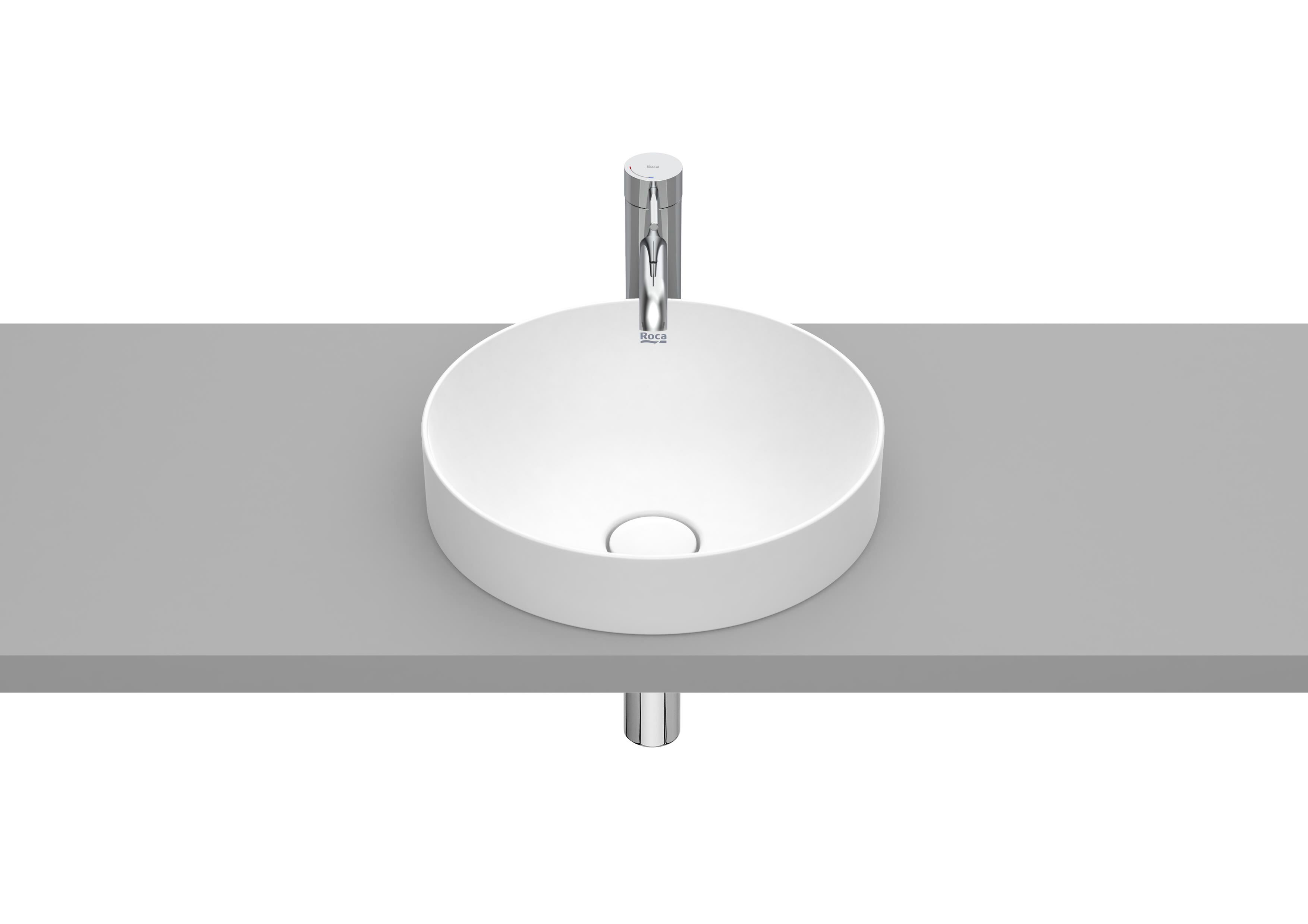 Керамическая раковина с полукруглой раковиной Roca Inspira ARCH-00088067 - Вид №2