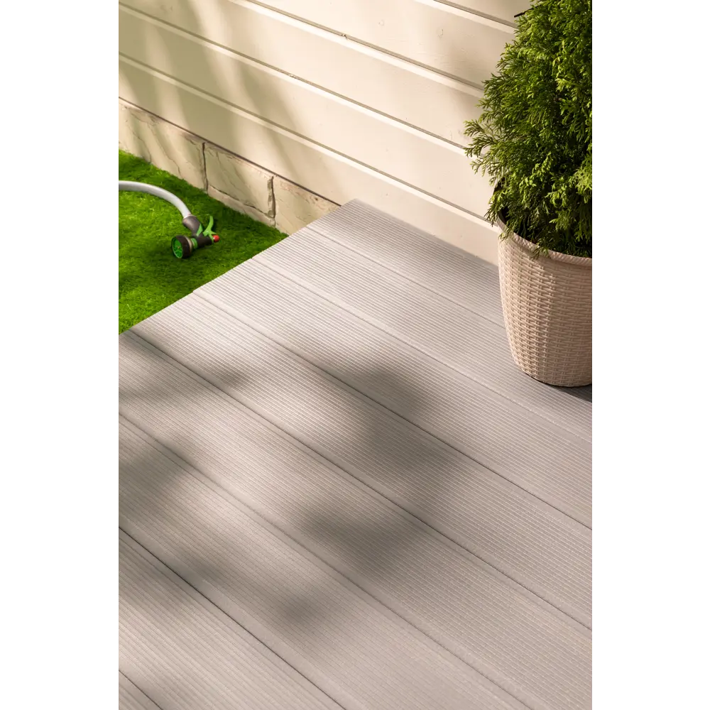 Террасная доска ДПК ITP цвет Серый 3000x162x26 мм вельвет 0.486 м² STLM-2122096 - Вид №4