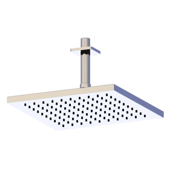 55538 Душевая лейка 250 x 250 мм, толщина 14 мм / потолочный монтаж HORUS Range Philae 