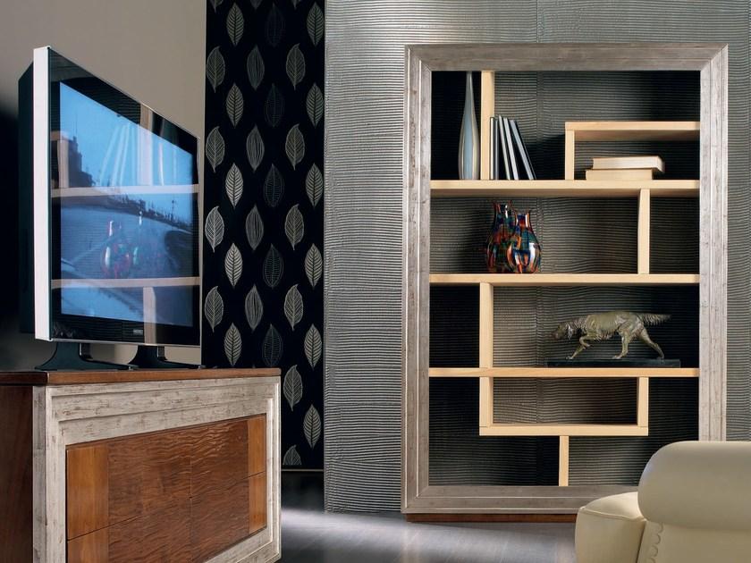 Cantiero Настенный стеллаж из серебра с подставкой под телевизор Étoile day Et1012b - Вид №1