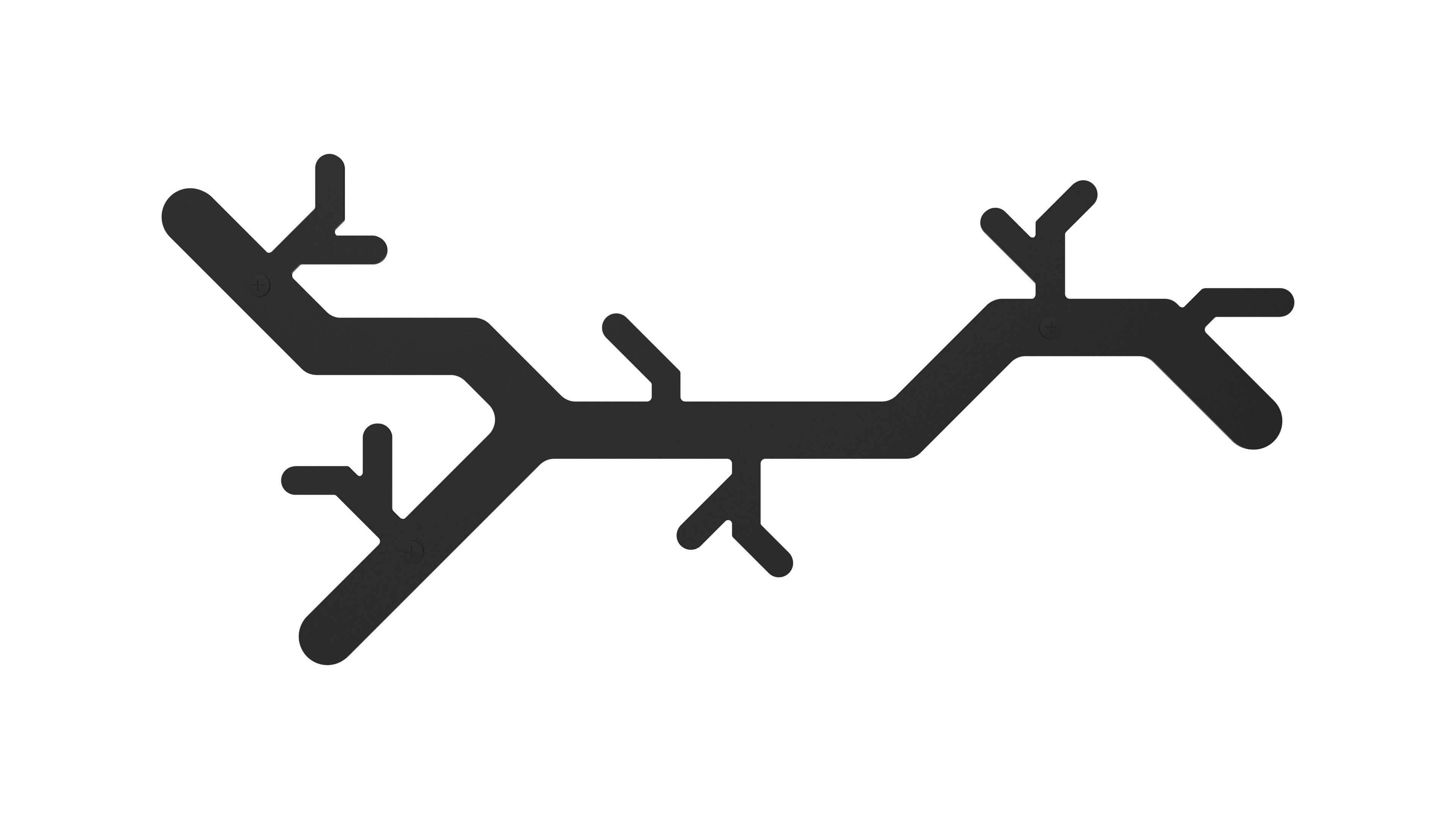 Стальная настенная вешалка с порошковым покрытием FUNCTIONALS TREE HOOKED ARCH-00076583 - Вид №3