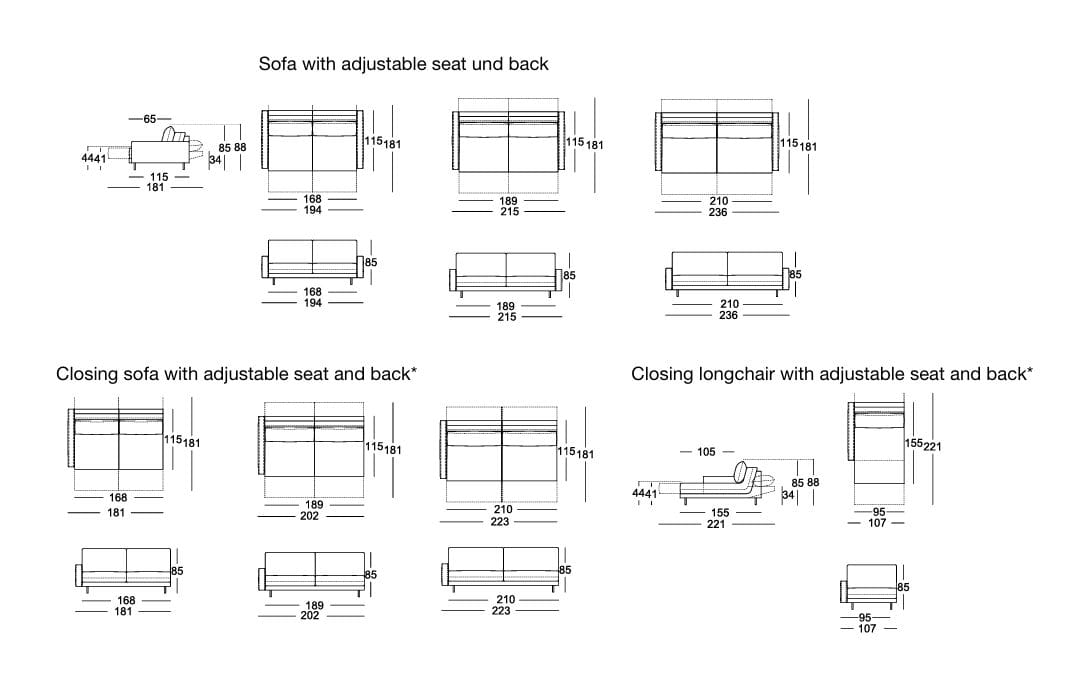 Диван Rolf Benz KAIA ARCH-00140449 - Вид №4