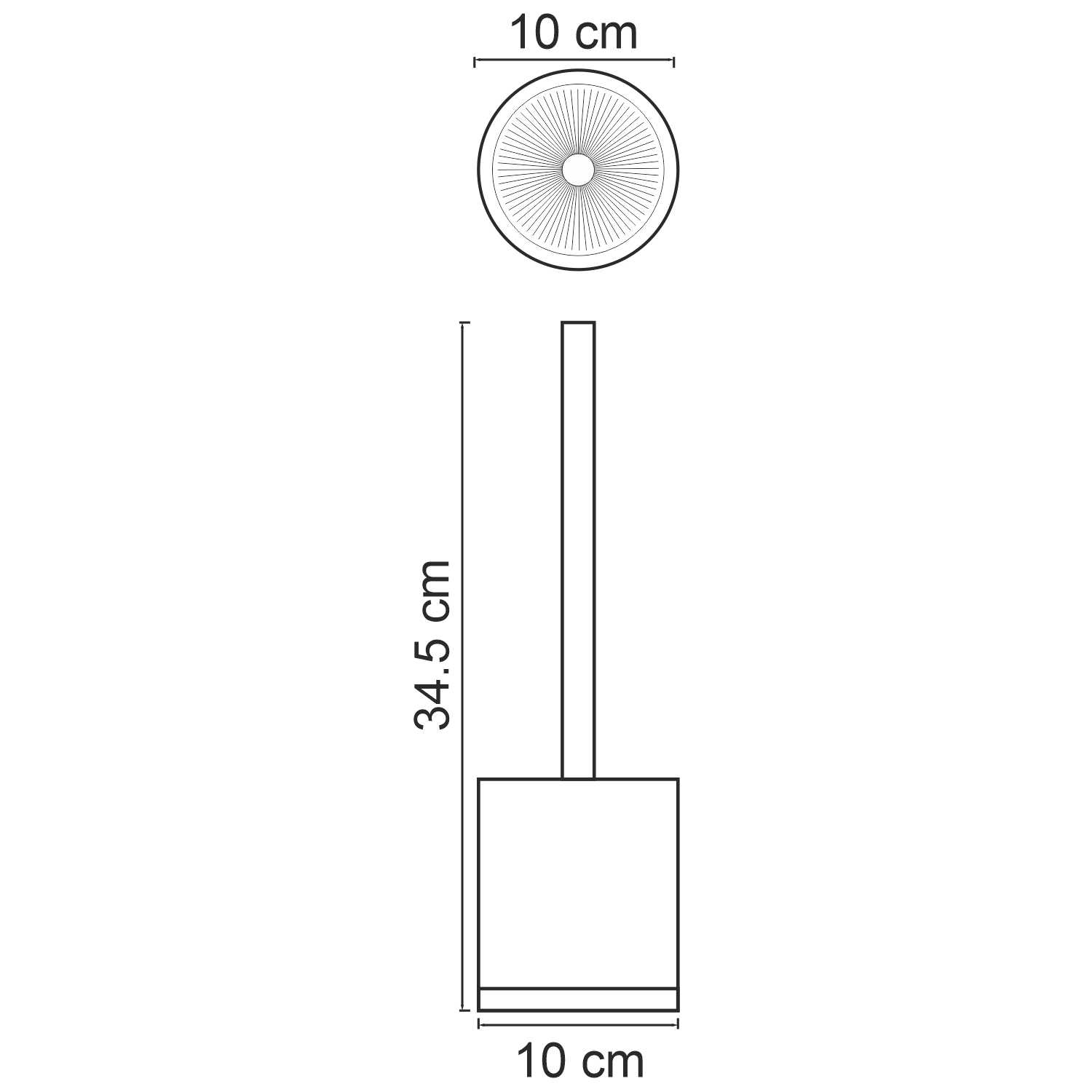 K-8827 Mindel Щетка для унитаза WasserKRAFT Mindel K-8800  - Вид №1