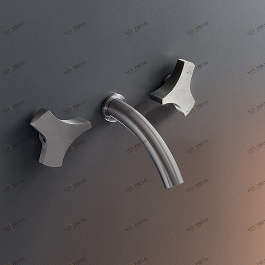 Настенный двойной ручки смеситель с носиком L. 125 мм  ZIQ07 CEADESIGN 