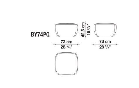 Ткань сад пуфик B&B Italia Outdoor Bay ARCH-00088507 - Вид №1