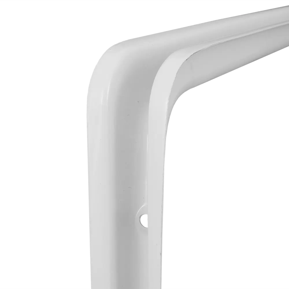 Кронштейн для полки №6 20x25 см нагрузка до 15 кг металл цвет белый LARVIJ STLM-2111141 - Вид №1
